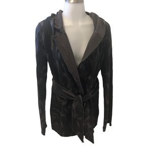 Lucky Brand Hooded Wrap Jacket/ Blazer size 6